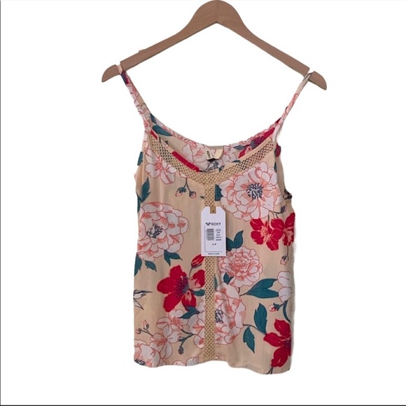 ROXY - Tank - NWT - Soft, Floral, Summer Tank - S - Picture 5 of 5